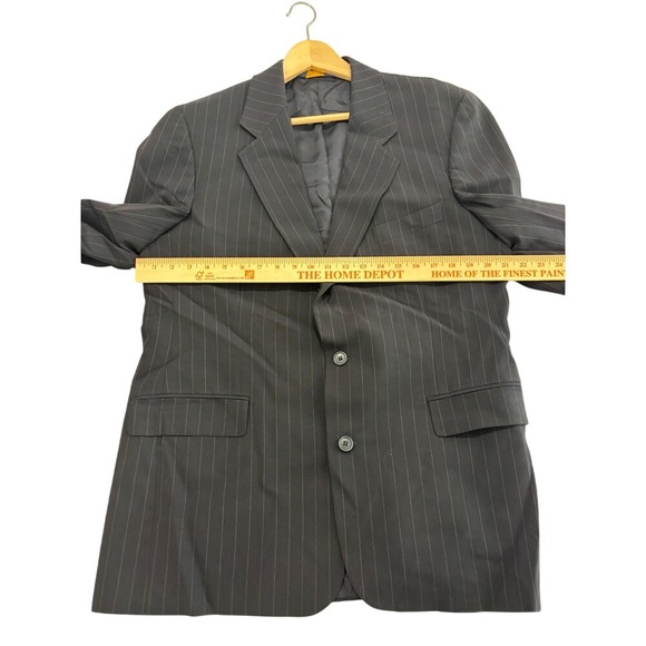 Brooks Brothers Men's 42R Pinstripe Wool Blend Suit Blazer Jacket - Picture 4 of 11